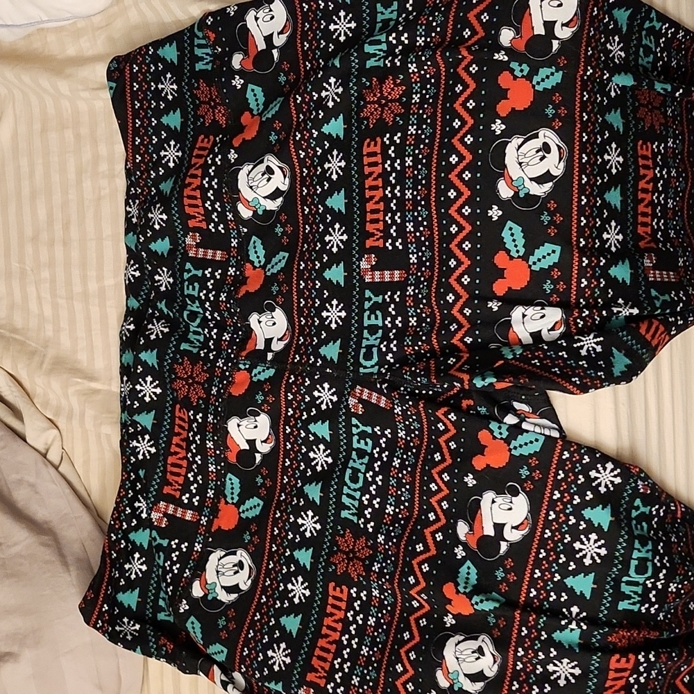 Disney Mickey & Minnie Christmas leggings size 3
